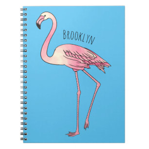 Flamingantia cartoon illustratie notitieboek