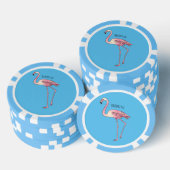 Flamingantia cartoon illustratie poker chips (Opstapeling)