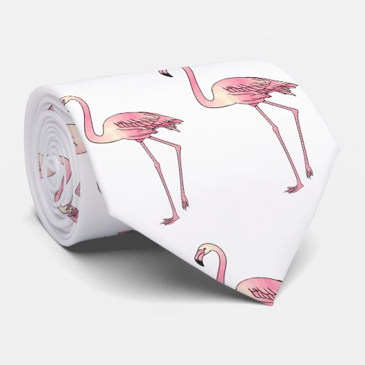 Flamingantia cartoon illustratie stropdas (Opgerold)