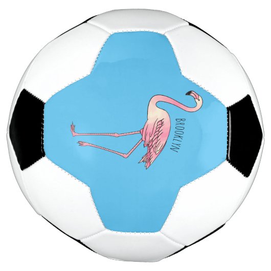 Flamingantia cartoon illustratie voetbal (Gedraaid)