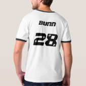 FLAMINGBASEBALL, Great Balls, van vuur T-shirt (Achterkant volledig)