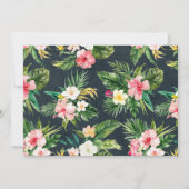 Flamingle Bachelorette Weekendschema Uitnodigen Kaart (Achterkant)