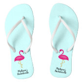 Flamingle Flamingo Bachelorette Party Teenslippers (Voetbed)
