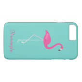 Flamingle Flamingo iPhone 7 Plus - turquoise Case-Mate iPhone Case (Achterkant (Horizontaal))