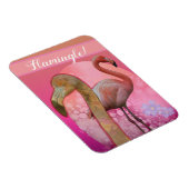 Flamingle Floral Flamingo Magneet (Rechterzijde)