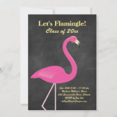 Flamingle Graduation Party - Chalkboard Kaart (Voorkant)