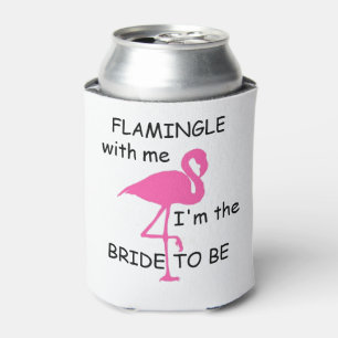 Flamingle met mij, ik ben de bruid om koelbox te z blikjeskoeler