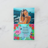 Flamingle Pink Floral 12th Birthday Pool Party (Binnen)