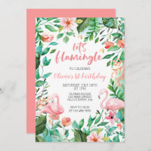 Flamingle Tropical first jarig flamingo