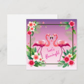 Flamingle Valentijn's Day Feestdagenkaart (Voorkant / Achterkant)