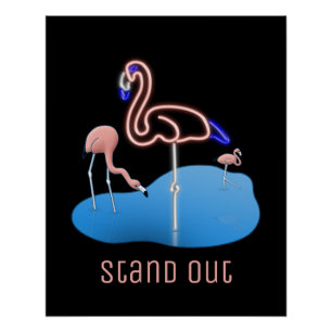 Flaminglow - perfect poster