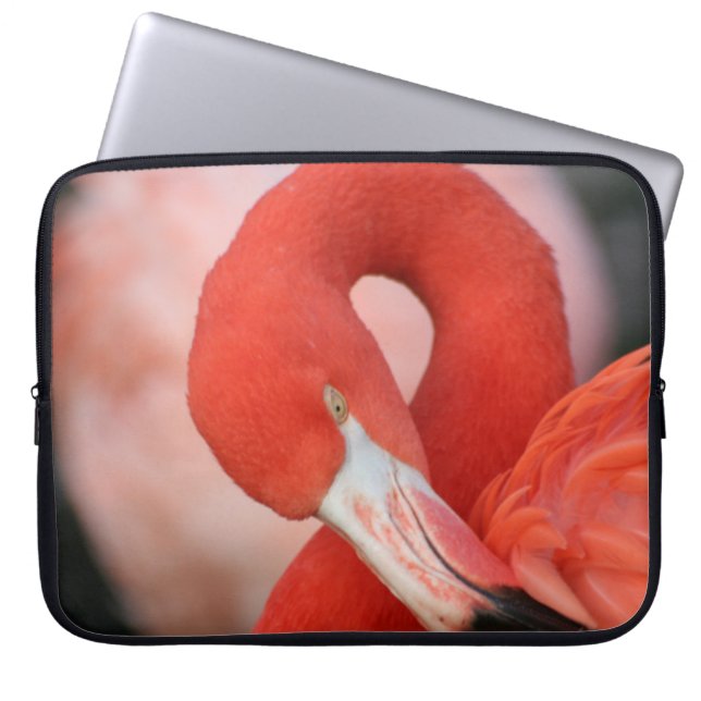 Flamingo 001 laptop sleeve (Voorkant)