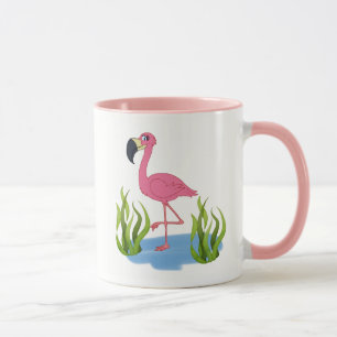 Flamingo 11 oz Combo Mok