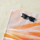 Flamingo 1 Beach Towels Strandlaken (In situ)