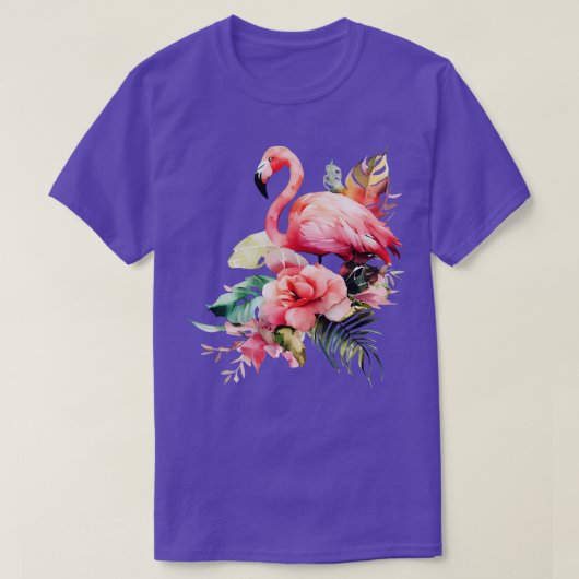 Flamingo 1 t-shirt (Design voorkant)