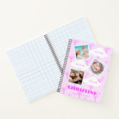 Flamingo 1e verjaardag Baby Milestone Notitieboek (Binnen)