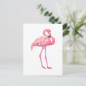 Flamingo 2 briefkaart (Staand voorkant)