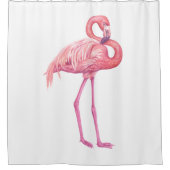 Flamingo 2 douchegordijn (Voorkant)