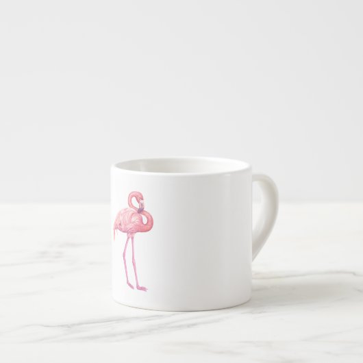 Flamingo 2 espresso kop (Voorkant rechts)