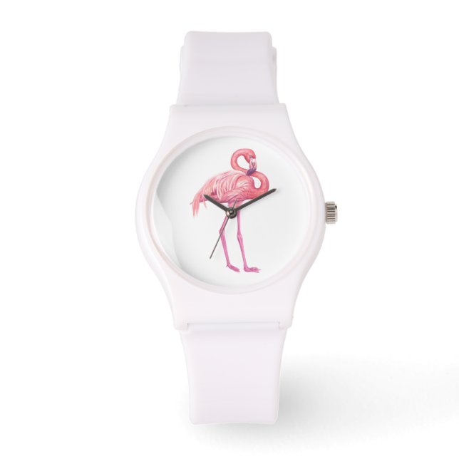 Flamingo 2 horloge (Voorkant)