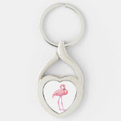 Flamingo 2 sleutelhanger (Voorkant)