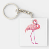 Flamingo 2 sleutelhanger (Voorkant)