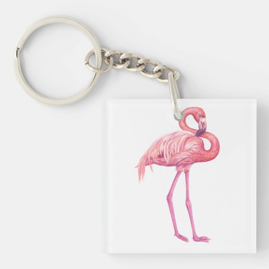 Flamingo 2 sleutelhanger (Voorkant)