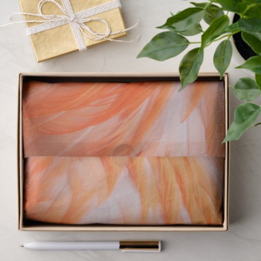 Flamingo 2 tissuepapier (Geschenk)