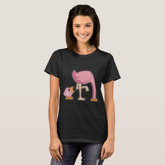 Flamingo Aarde gat T-shirt (Voorkant volledig)