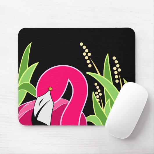 Flamingo Abstract Muismat (Met muis)