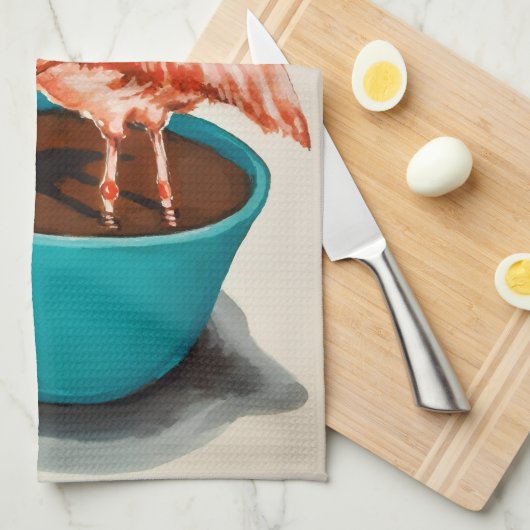 Flamingo Absurdi-tea towel Theedoek (Quarter Fold)