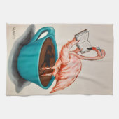 Flamingo Absurdi-theedoek Theedoek (Horizontaal)