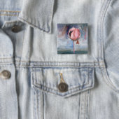 Flamingo ACEO Button (In situ)
