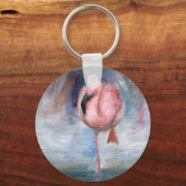 Flamingo ACEO Sleutelhanger (Voorkant)