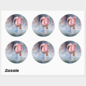 Flamingo ACEO Sticker (Vel)