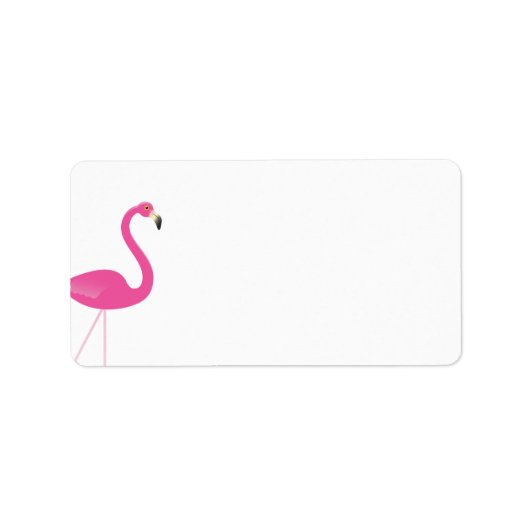 Flamingo Adresetiketten Etiket (Voorkant)