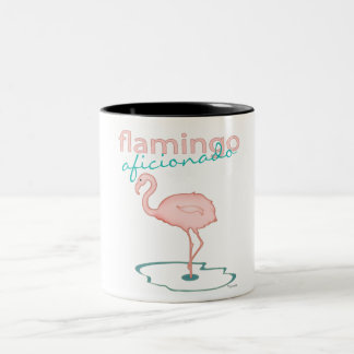 Flamingo Aficionado Tweekleurige Koffiemok