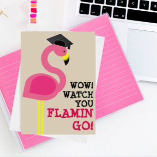 Flamingo Afstudeerder Afstuderen Kaart