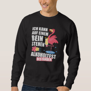 Flamingo Alcohol Gezegde voor vrienden om te viere Trui