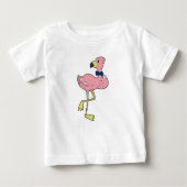 Flamingo als Gentleman met Stropdas (Voorkant)