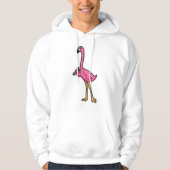 Flamingo als Mechanisch met moersleutel Hoodie (Voorkant)