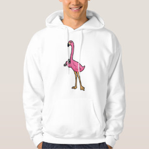 Flamingo als Mechanisch met moersleutel Hoodie
