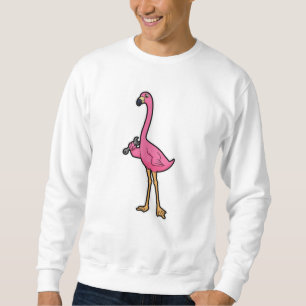 Flamingo als Mechanisch met moersleutel Trui