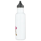 Flamingo als Mechanisch met moersleutel Waterfles (Rechts)