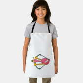 Flamingo als Pijl met Bow Schort (Insitu)