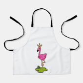 Flamingo als prinses met Kroon Schort (Voorkant)
