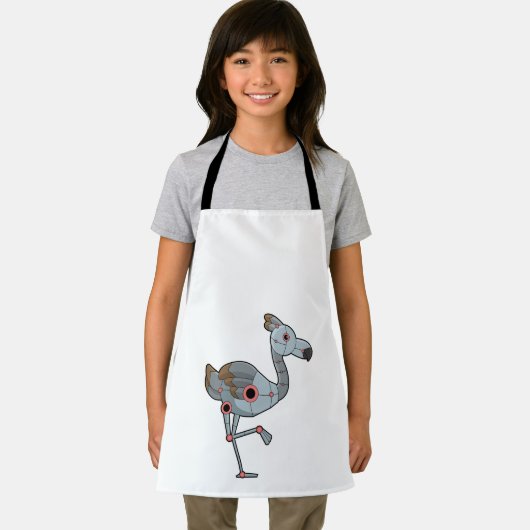 Flamingo als Robot Schort (Insitu)