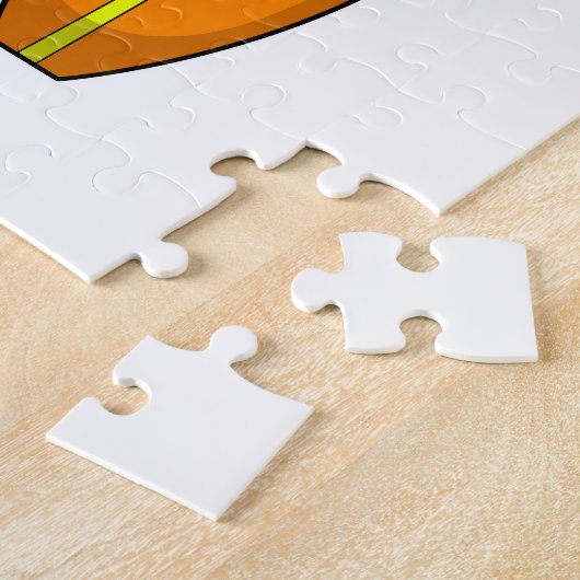 Flamingo als Surfer met Surfboard.PNG Legpuzzel (Zijkant)