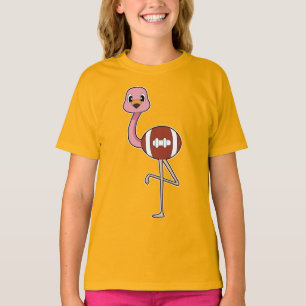 Flamingo American Football Sport T-shirt