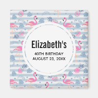 Flamingo & Ananas Patroon Bewaar de Datum